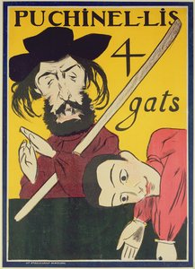4匹の猫とパンチ 作： Ramon Casas i Carbo